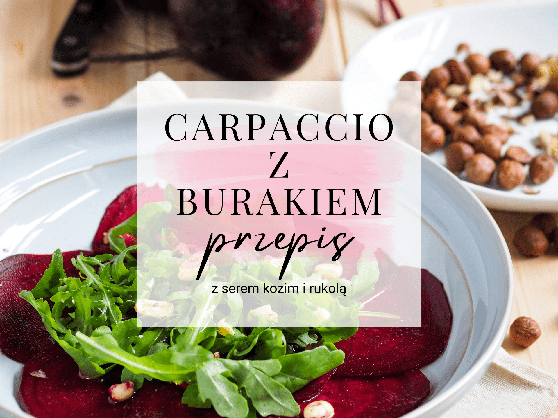 carpaccio z buraków