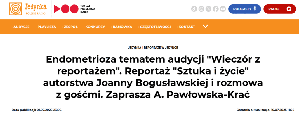 endodziewczyna wywiad radio